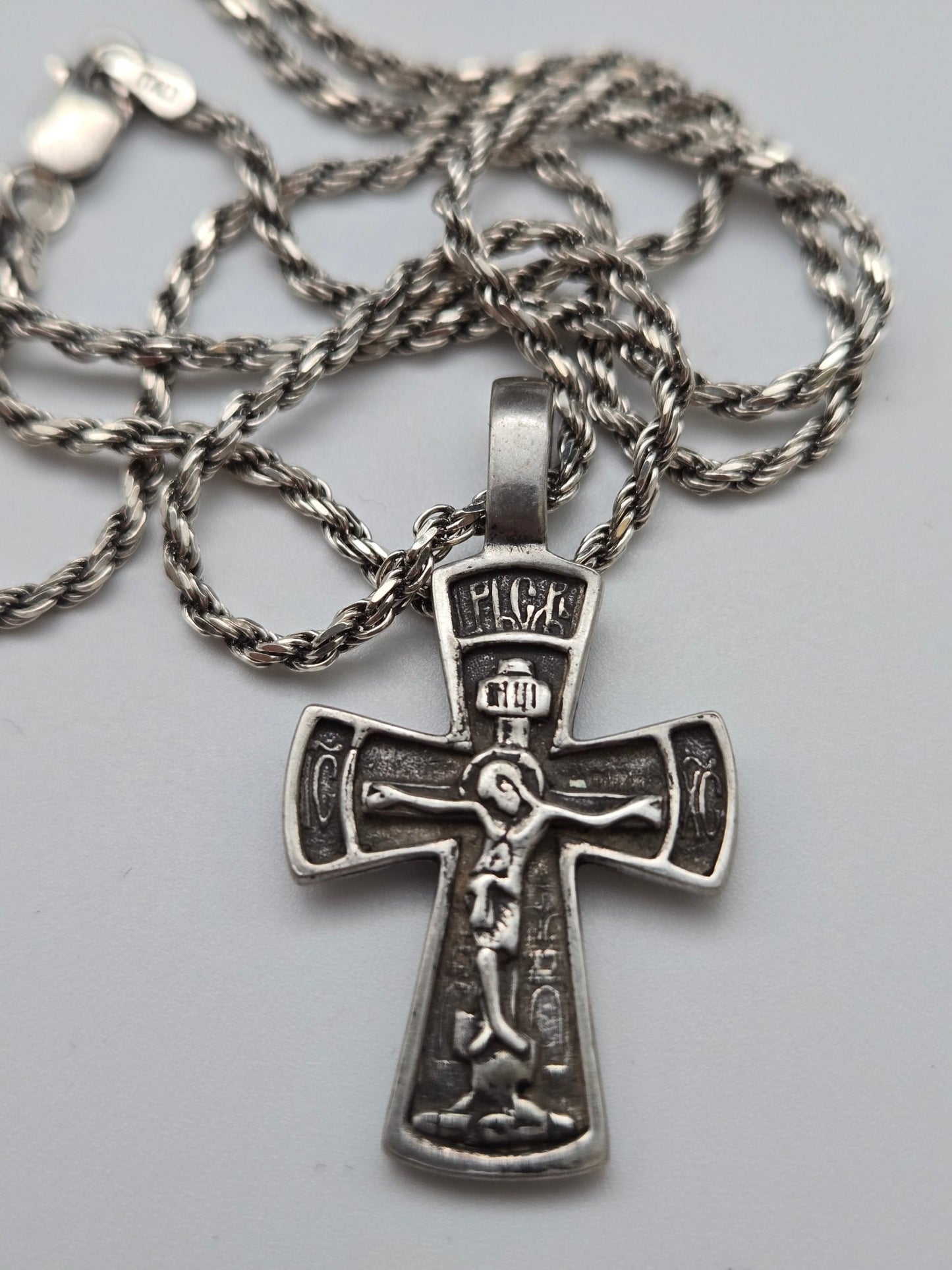 JRL2 - Byzantine cross, enhanced with an oxidized finish - Christian Crafts