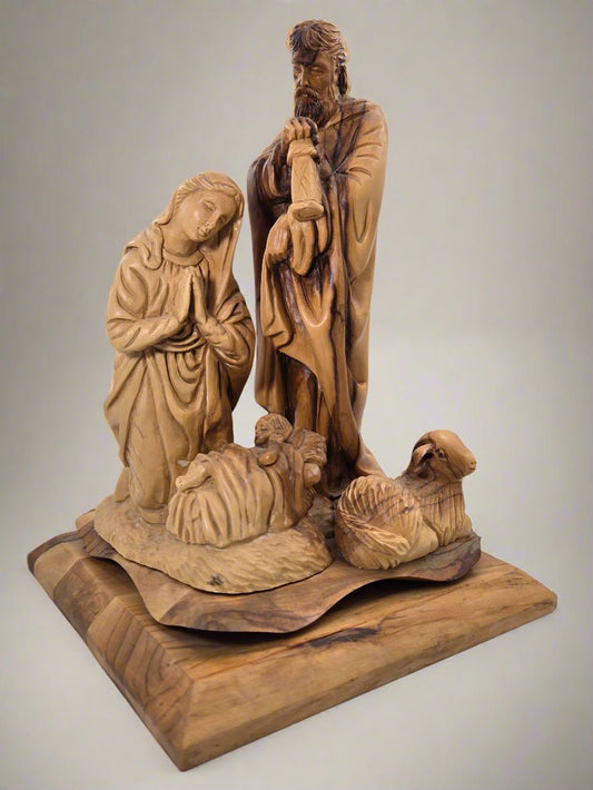 Olive Wood Nativity – “Birth of Jesus” (Limited Edition) - Christian Crafts