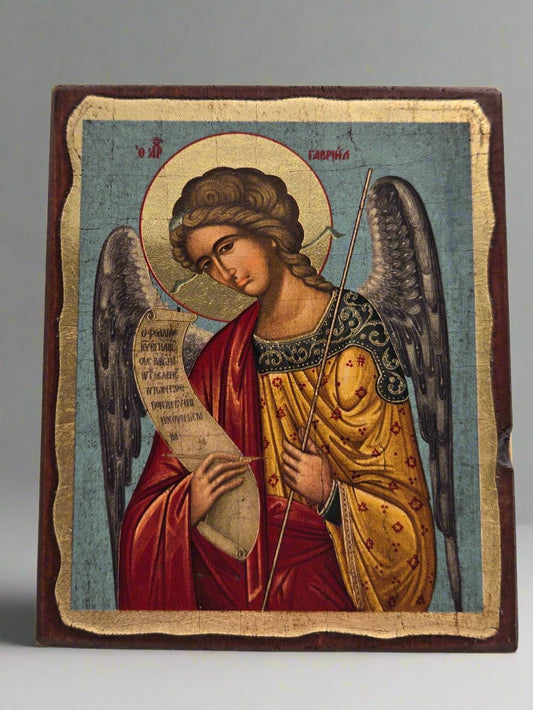 The Archangel Gabriel Icon - Handcrafted - Christian Crafts