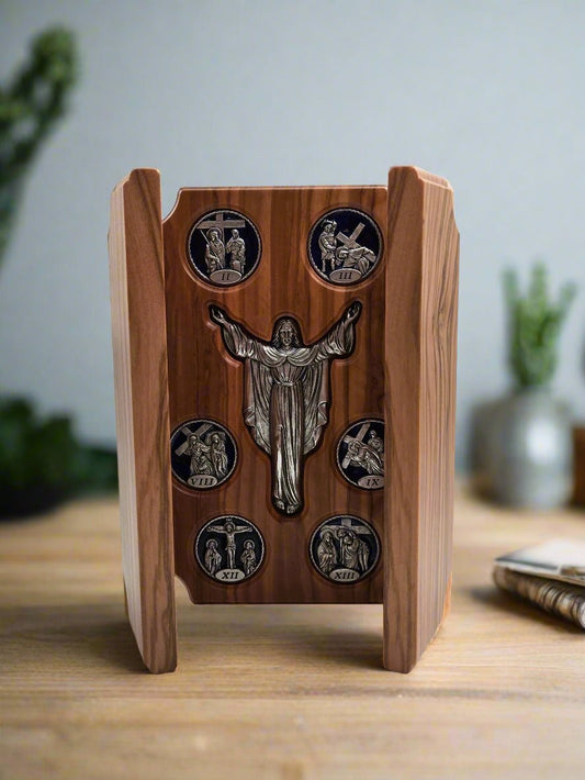 Via Dolorosa Stations of the Cross (3 connected - Frames) - Christian Crafts