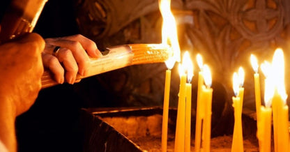 Light a Candle at the Church of the Holy Sepulchre