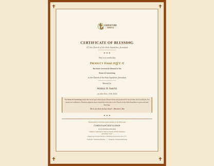 Natural Wood & Silver-Plated St. Benedict Rosary — Natural Beads with Medal Separators