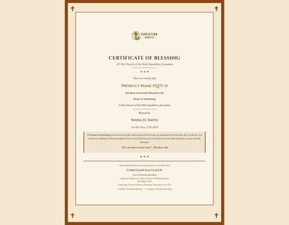 Icône artisanale de Notre-Dame du Perpétuel Secours - Terre Sainte