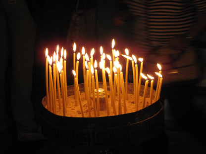 Light a Candle at the Church of the Holy Sepulchre