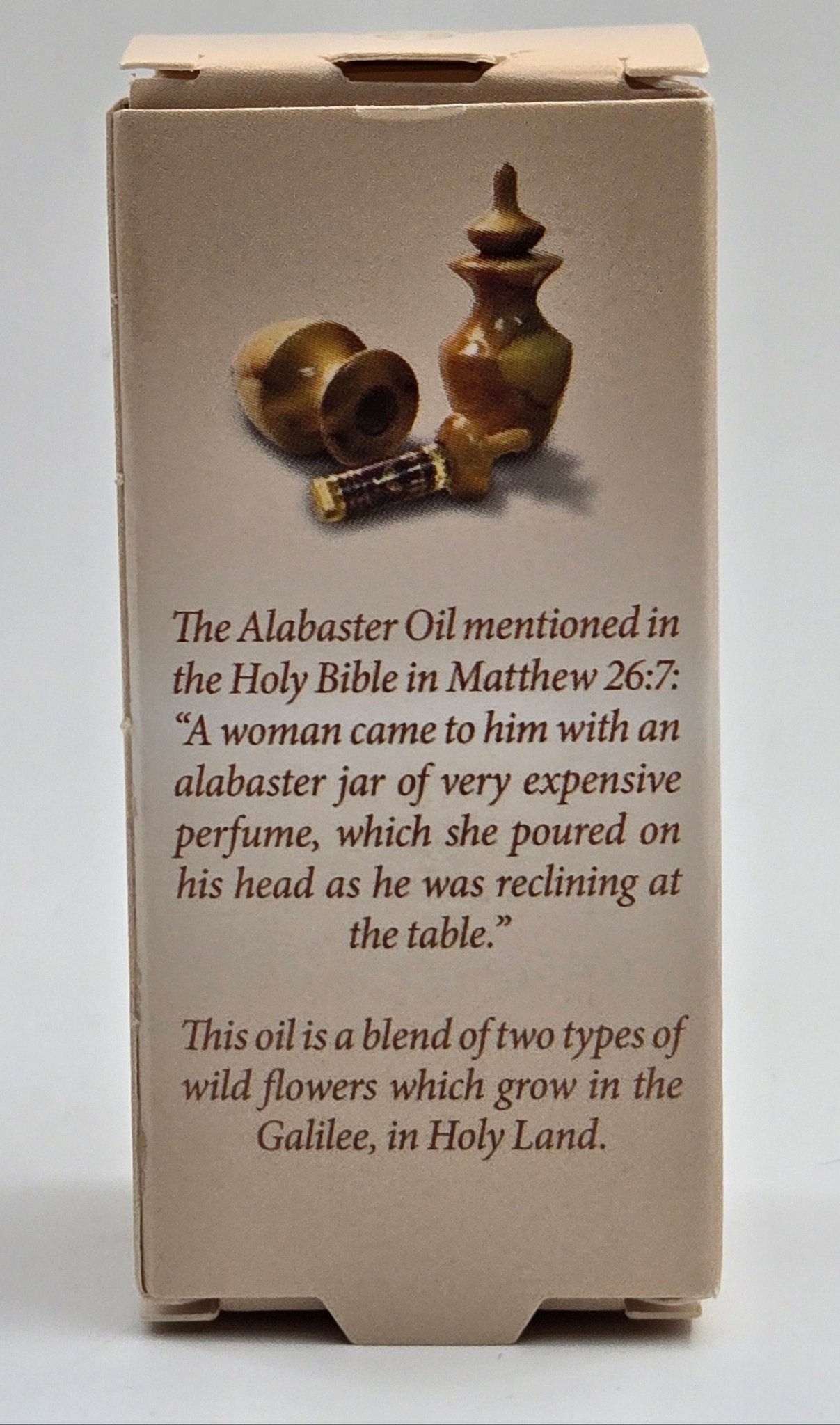 Alabaster Anointing Oil (30ml~ 1 fl oz) Natural and Pure - Christian Crafts