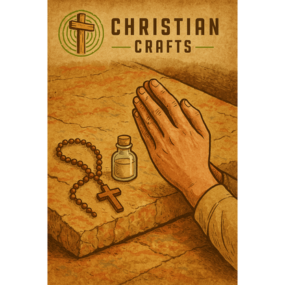 Bless Your Craft on the Stone of Anointing at Holy Sepulchre Church of Jerusalem - Service - Blessing - Christian Crafts