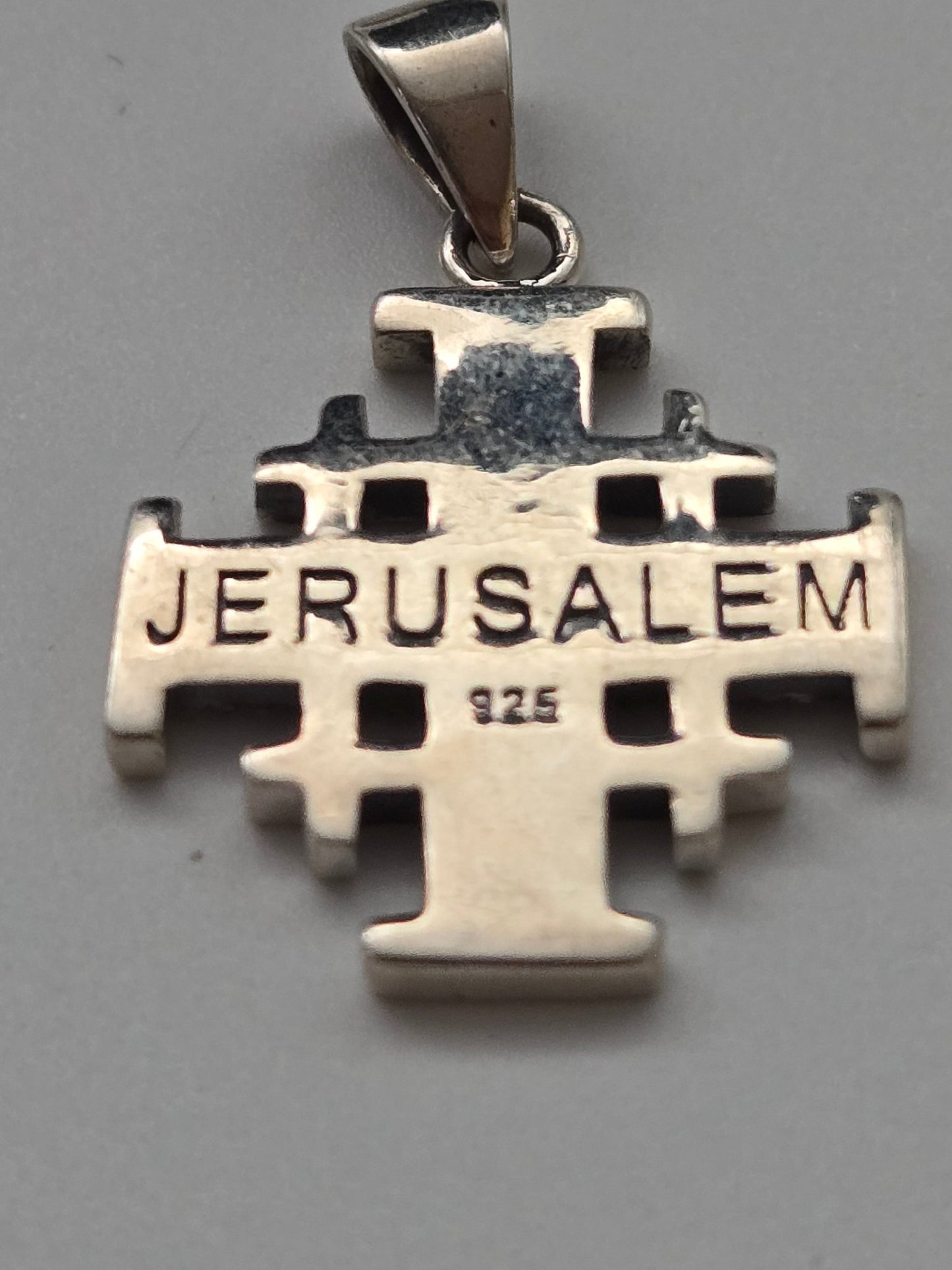 JRL11 - fish bone Jerusalem cross - Christian Crafts