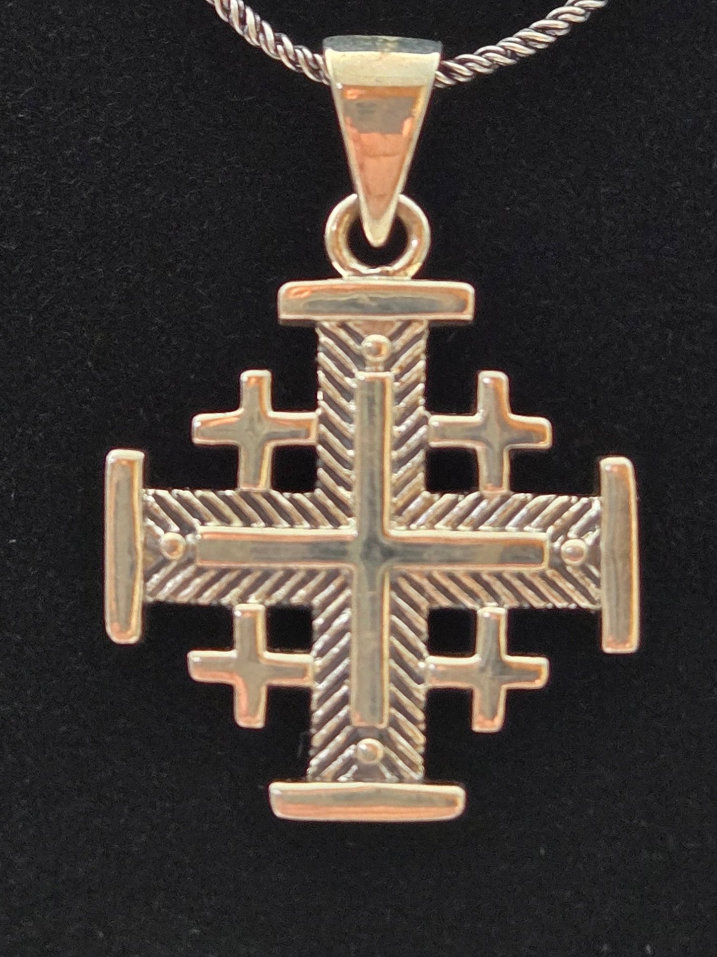 JRL11 - fish bone Jerusalem cross - Christian Crafts