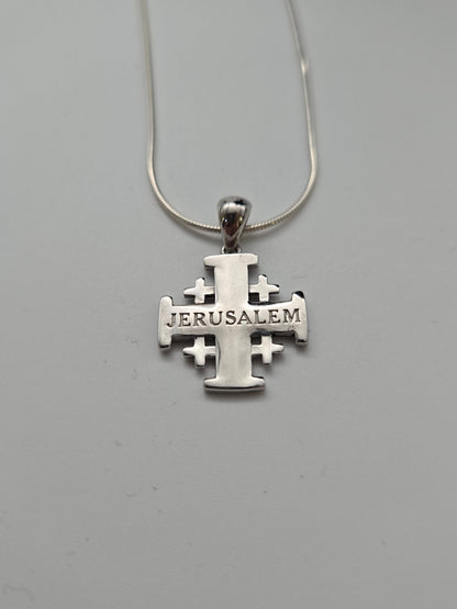 JRL14 - filigree design Jerusalem cros - Christian Crafts