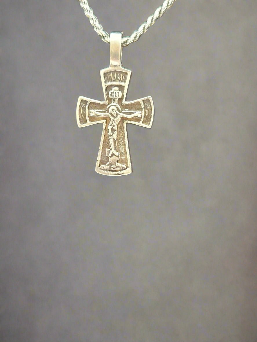 JRL2 - Byzantine cross, enhanced with an oxidized finish - Christian Crafts