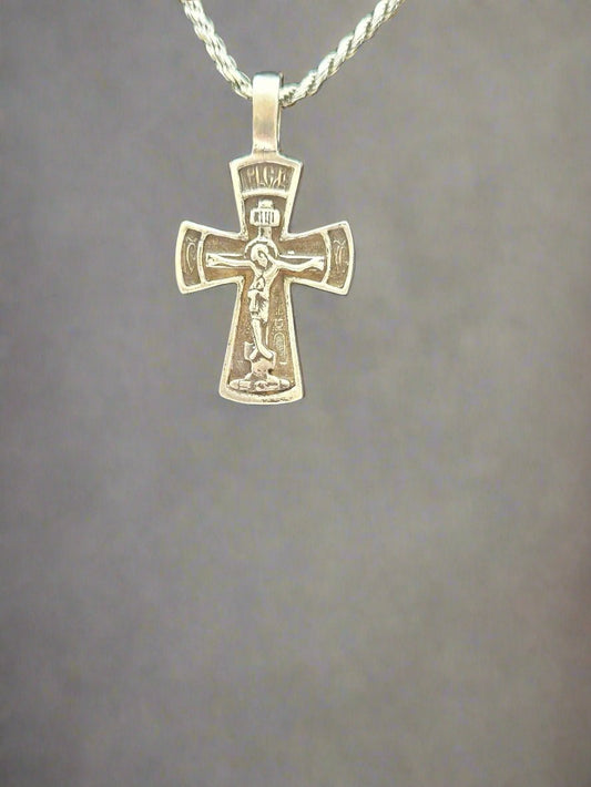 JRL2 - Byzantine cross, enhanced with an oxidized finish - Christian Crafts