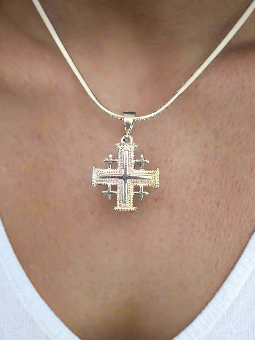 JRL3 - beautifully crafted Jerusalem cross - Christian Crafts