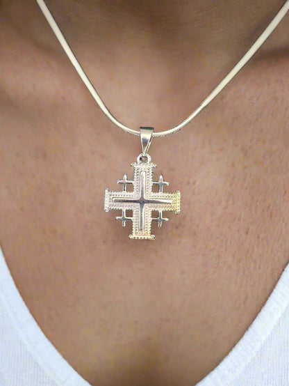 JRL3 - beautifully crafted Jerusalem cross - Christian Crafts