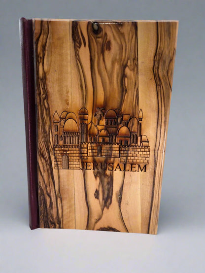 La Santa Biblia: Olive Wood Spanish Holy Bible from Jerusalem - Christian Crafts