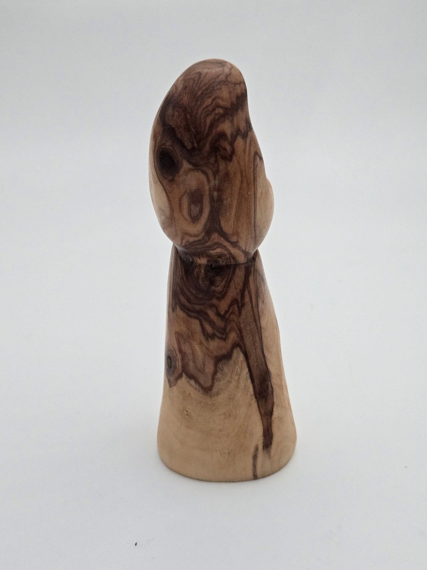 Olive Wood 'Merry Carrying Jesus' Sculpture (Faceless) - Christian Crafts