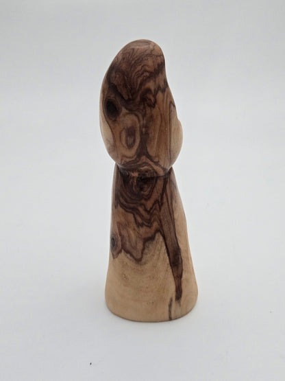 Olive Wood 'Merry Carrying Jesus' Sculpture (Faceless) - Christian Crafts