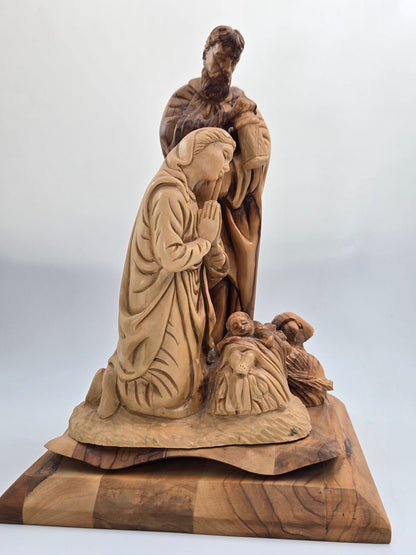 Olive Wood Nativity – “Birth of Jesus” (Limited Edition) - Christian Crafts