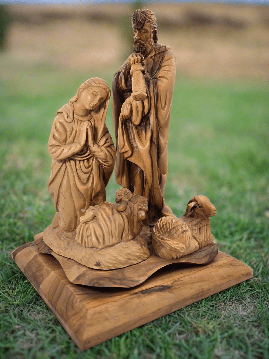 Olive Wood Nativity – “Birth of Jesus” (Limited Edition) - Christian Crafts