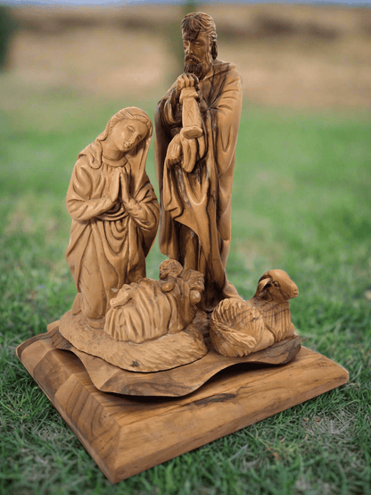 Olive Wood Nativity – “Birth of Jesus” (Limited Edition) - Christian Crafts