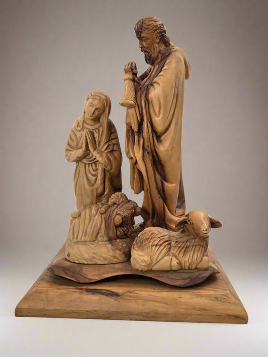 Olive Wood Nativity – “Birth of Jesus” (Limited Edition) - Christian Crafts