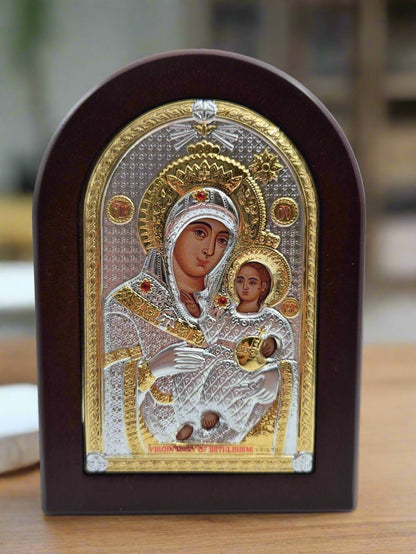 Our Lady of Bethlehem Icon - Holy Land version - Christian Crafts