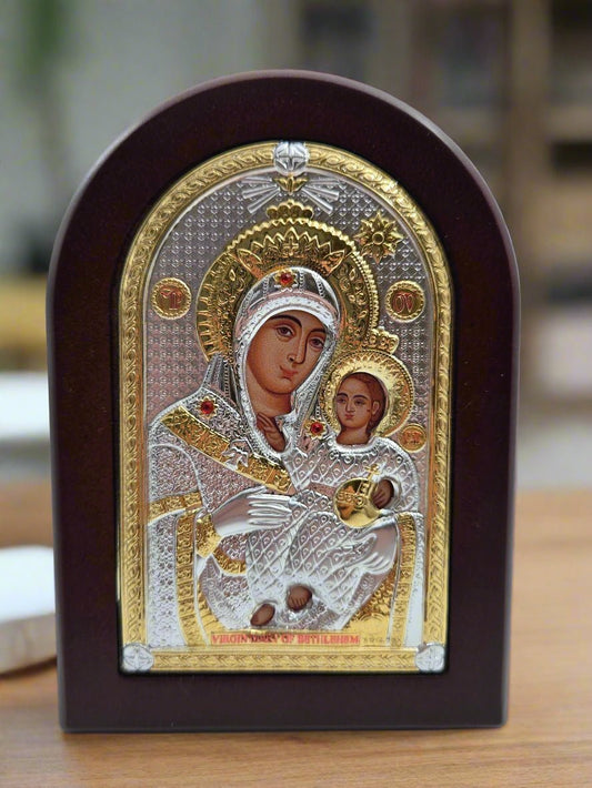 Our Lady of Bethlehem Icon - Holy Land version - Christian Crafts