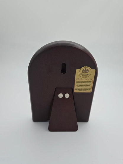 Our Lady of Sorrows Icon - Olive Wood & Silver - Christian Crafts