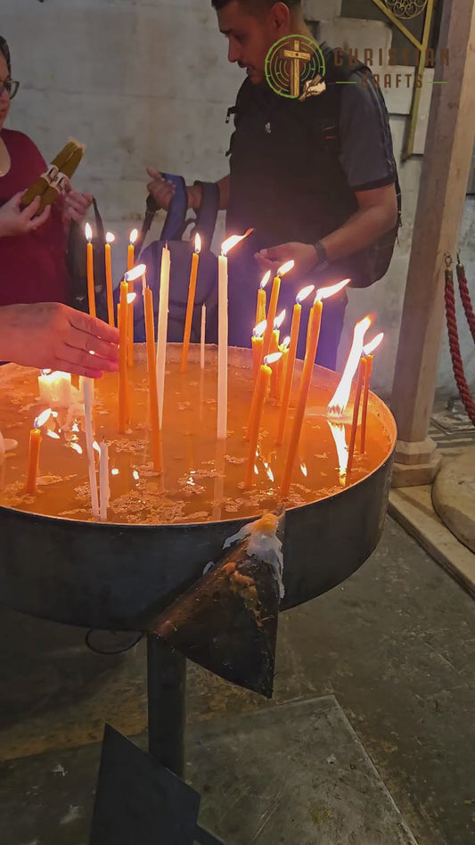 Light a Candle at the Church of the Holy Sepulchre