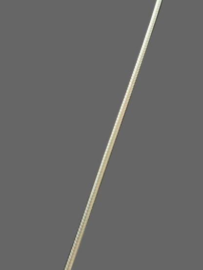 Serpentine Silver Chain - .925 Sterling Necklace - Christian Crafts