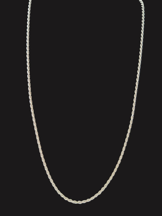 Sterling Rope Chain - 925 Silver Necklace - Christian Crafts
