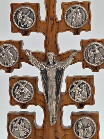 Via Dolorosa: Handcrafted Olive Wood & Pewter Religious Art from the Holy Land - Christian Crafts