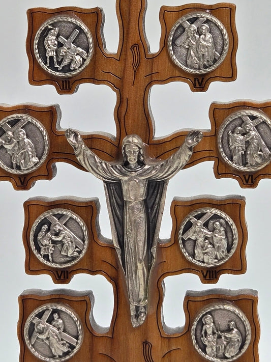 Via Dolorosa: Handcrafted Olive Wood & Pewter Religious Art from the Holy Land - Christian Crafts