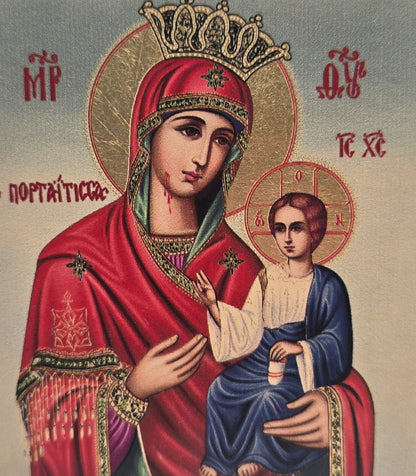 Virgin Mary Icon from the Holy Land - Christian Crafts